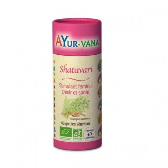 SHATAVARI BIO 60 gél. - Équilibre Hormonal & Féminité - Ayur-Vana