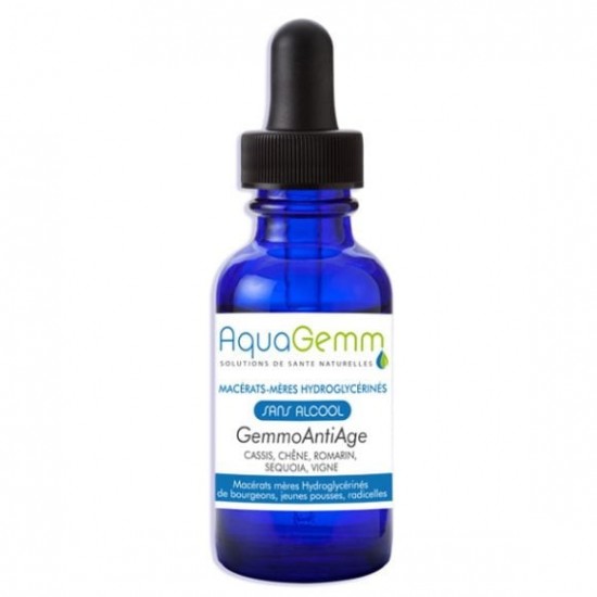 GEMMO ANTI-AGE AQUAGEMM - Complexe Antioxydant et Vitalité - Biogemm
