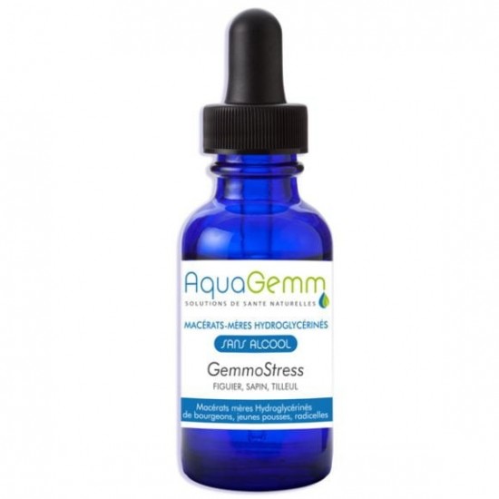 GEMMO STRESS AQUAGEMM - Calme, Sérénité et Anti-Anxiété - Biogemm
