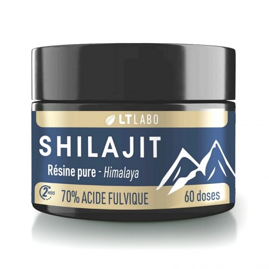 SHILAJIT Résine Pure - Endurance et Performance - 15 g - LT LABO 60 doses