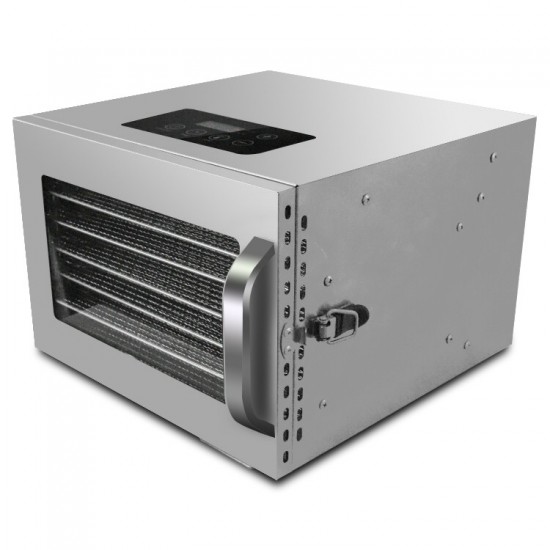 Deshydrateur 6 grilles fruits, légumes, Inox - AirBlock- Airblock