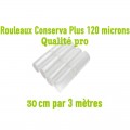 4 rouleaux de 3m de sachets gauffré larg 30cm - Airblock