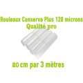 4 rouleaux de 3m de sachets gauffré larg 20cm - Airblock