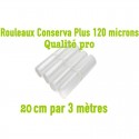 FoodVac 4 rouleaux de 3m de sachets gauffré larg 20cm - Airblock