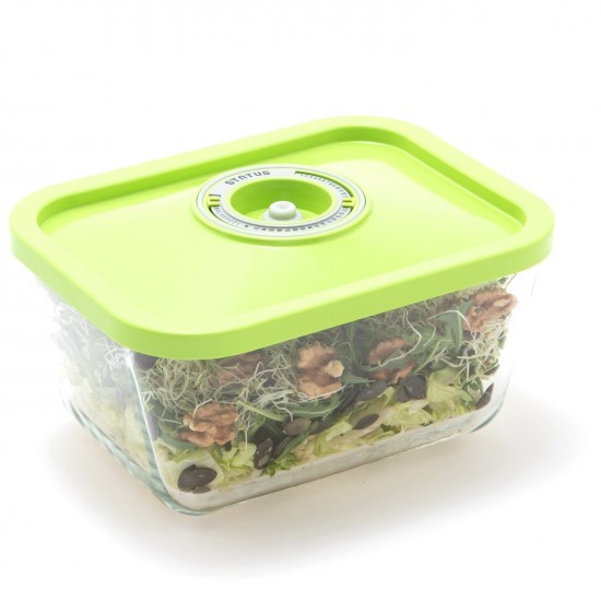 Status - Boite sous vide en verre 3 litres.- Airblock