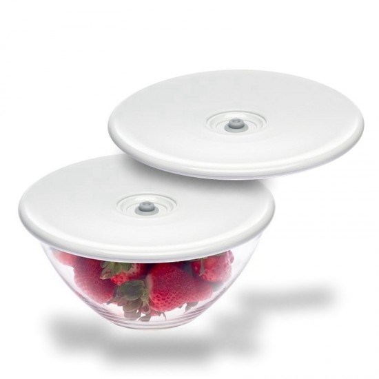 Couvercle x 2 pour vide 21 cm s' bocaux de diam.10 à 20 cm- Airblock