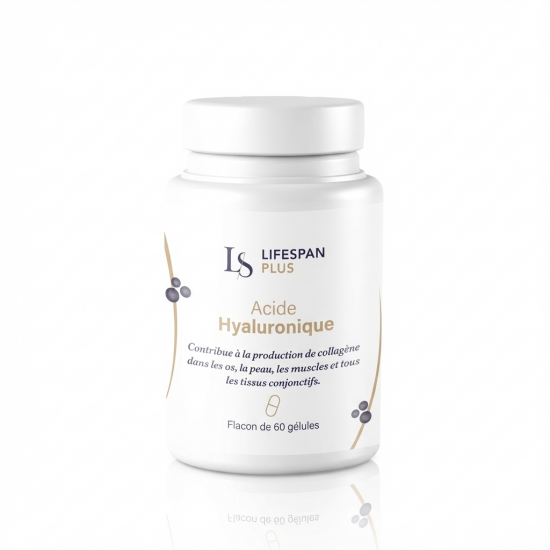 ACIDE HYALURONIQUE et L-Glycine- 60 gél - Lifespan Plus