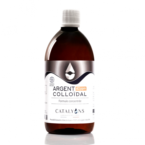 Argent Colloïdal 40 ppm 1L - immunité Renforcée - Catalyons