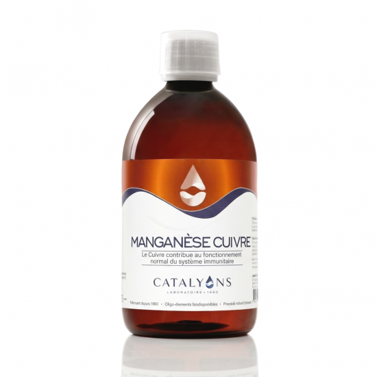 MANGANÈSE CUIVRE - Défenses et respiration - 500 ml - Catalyons
