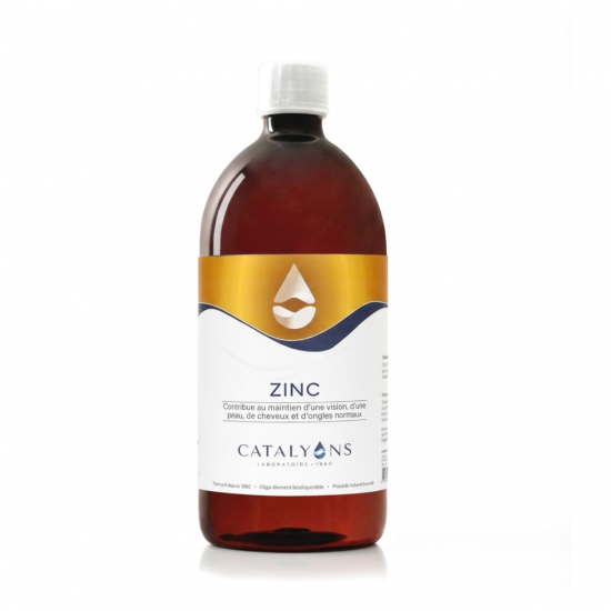 ZINC 500 ml - Peau, Cheveux et Ongles - Catalyons