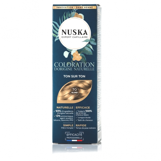 COLORATION n°7 BLOND - 80 ml - NUSKA