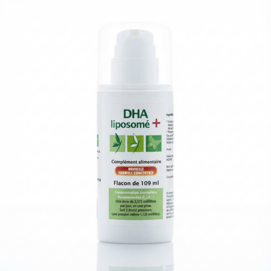 DHA+ Liposomé - 109 ml - Cerveau, Yeux et Cœur - Effiplex Dr. Schmitz