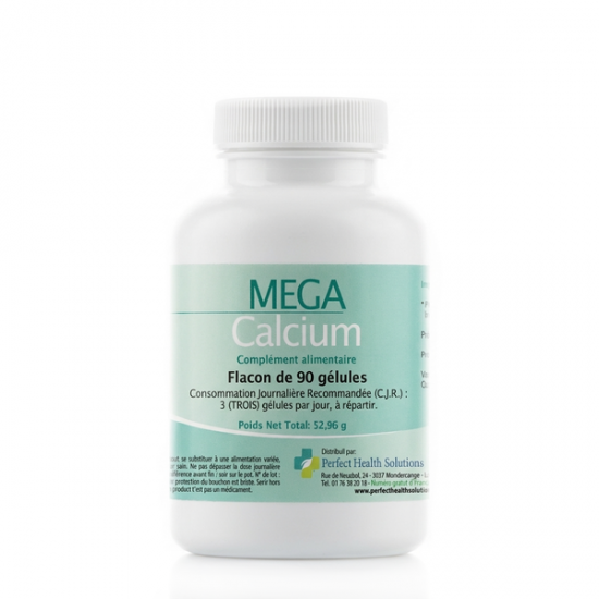 MEGA CALCIUM - Muscles, dents et ossatures - Perfect Health Solutions