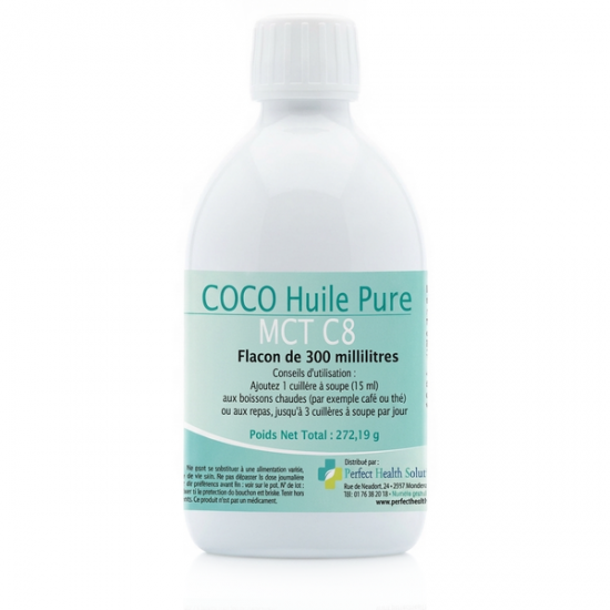 HUILE DE COCO - Poids et bactéries Perfect Health - Solutions