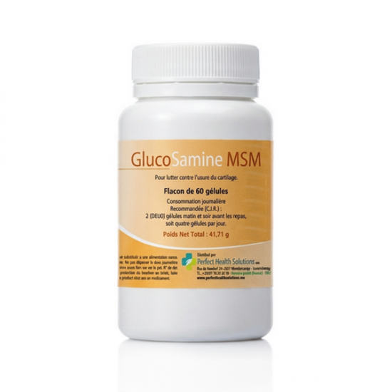 GLUCOSAMINE MSM - Cartilage Mobilité - Perfect health solutions