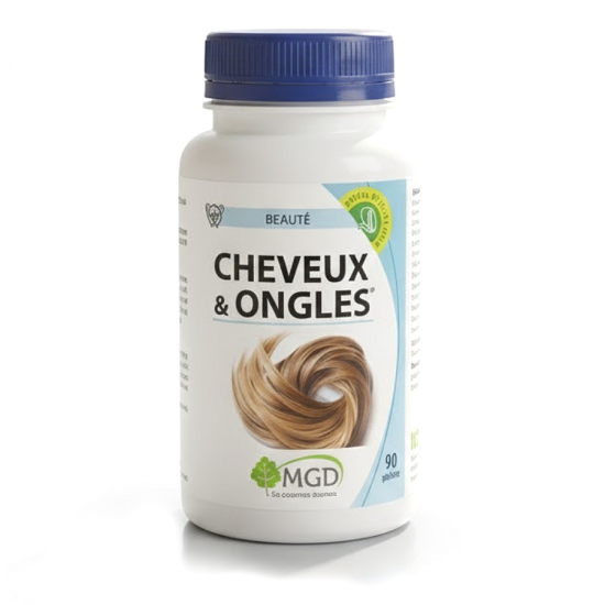 CHEVEUX ET ONGLES - Force, Volume et Kératine - 90 gél. - MGD NATURE