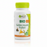 GELÉE ROYALE et POLLEN bio - défenses naturelles 90 gél - MGD Nature