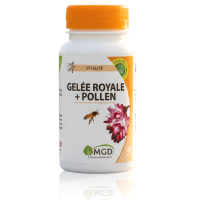 GELÉE ROYALE + POLLEN - défenses naturelles 120 gél - MGD Nature