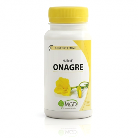 HUILE D'ONAGRE - 100 caps - Équilibre Féminin - MGD Nature