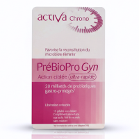 PREBIOPRO Gyn CHRONO FORT effet rapide- Microbiote vaginal - Activa