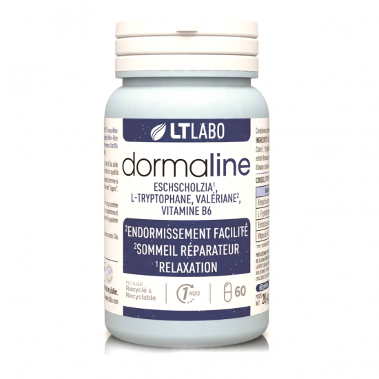 DORMALINE Bio 60 gélules - Sérénité, Préparation au Sommeil - LT Labo