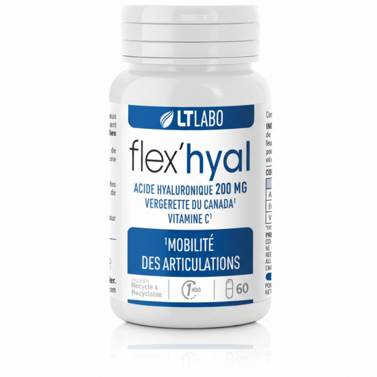 FLEX' HYAL - 60 capsules - Confort Articulaire & Mobilité - LT LABO