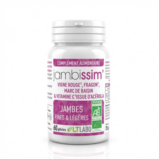 JAMBISSIM BiO - 60 gél. - Circulation et Jambes Légères - LT Labo