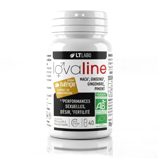 LOVALINE - 40 gélules - Libido et Équilibre Hormonal - LT LABO