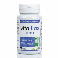 VITAL FLAX BIO - Équilibre des Lipides - 60 gél. - LT Labo