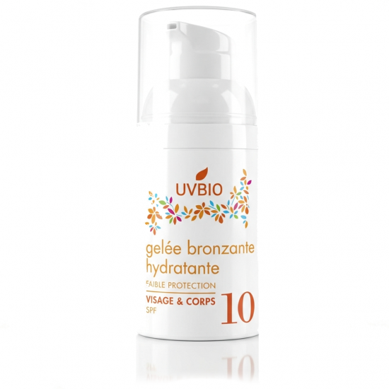 GELÉE BRONZANTE SPF 10 - 30 ml - Éclat & Hydratation - UVBIO