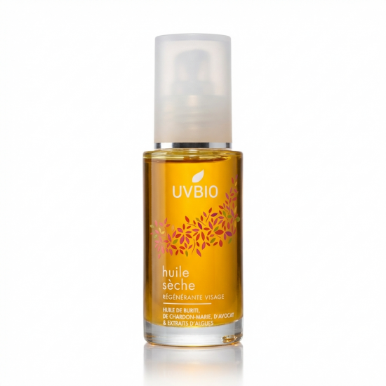 HUILE SÈCHE RÉGÉNÉRANTE BiO - 50 ml - Soin Anti-Âge - UVBIO