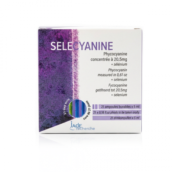 SÉLÉCYANINE - 21 amp. Phycocyanine Sélénium Immunité - JADE RECHERCHE