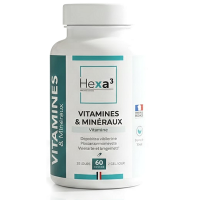Vitamines+ Minéraux Formule Tonus 60 gélules - HexaPURE - Hexa3