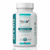SHILAJIT 50% ACIDE FULVIQUE - 60 gél. - Énergie - Hexa3