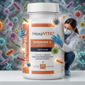 VITAMINE C 1000 PURE - 60 gél. - Immunité & Énergie - Hexa3