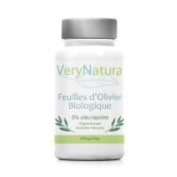 FEUILLE D'OLIVIER BIO - 100Gél - Tension et Oxydation - VeryNatura