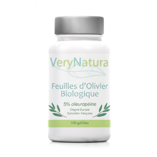 FEUILLE D'OLIVIER BIO - 100Gél - Tension et Oxydation - VeryNatura