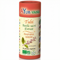 TULSI BIO - Équilibre et Respiration - 60 gél. - AYUR-VANA