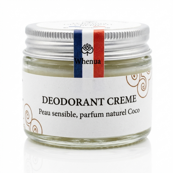 DÉODORANT CRÈME SENTEUR COCO Peaux Sensibles 50ml - WHENUA