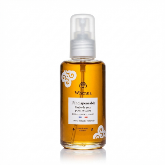L'INDISPENSABLE Huile Corps Bio & Naturelle 100ml - WHENUA