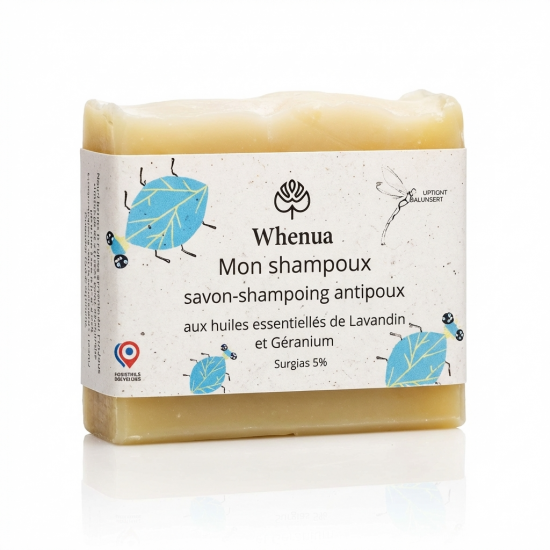 SAVON-SHAMPOING MON SHAMPOUX Anti-Poux Naturel Bio - WHENUA