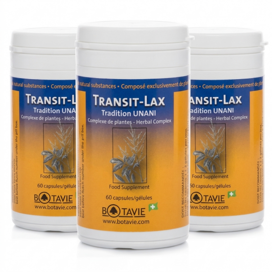 TRANSIT-LAX - 60 Gél. - PACK Promo x3 - Transit et Constipation - Botavie