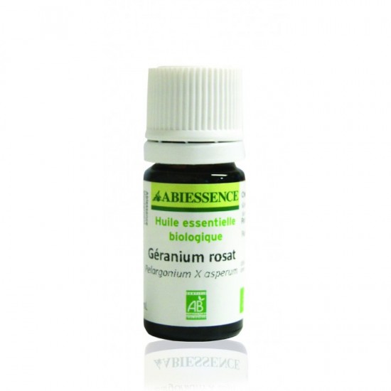 GÉRANIUM ROSAT - 10ml Huile essentielle bio - Abiessence